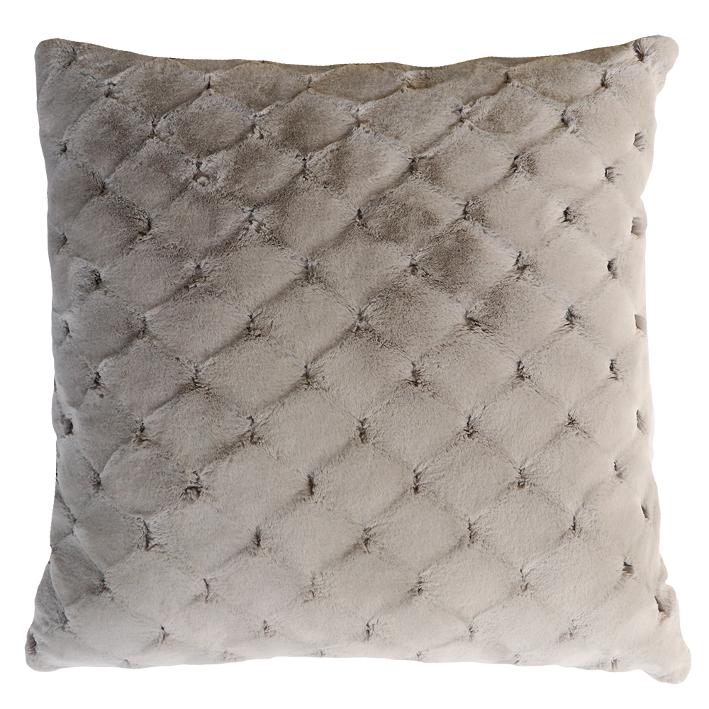 Luxury imitation fur cushion , Valentina  by Heirloom for New Zealand interiors