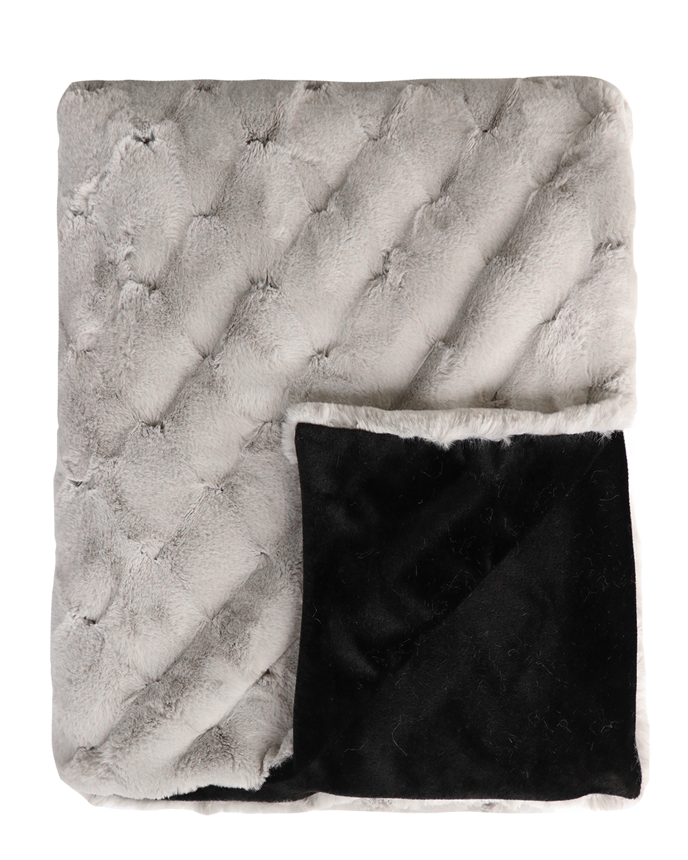 Luxury imitation fur throw, Valentina from Heirloom Furs with matching cushions