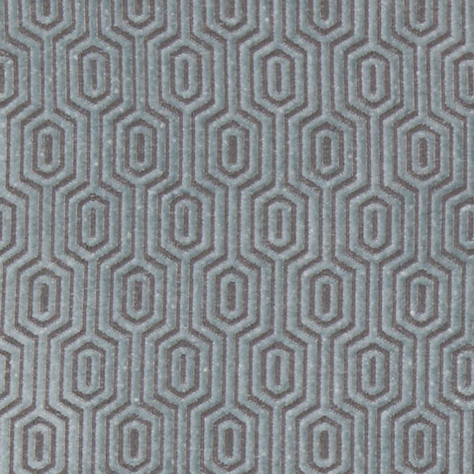 Grand Fabric from Warwick Fabric's Plaza Collection in Duck Egg Blue