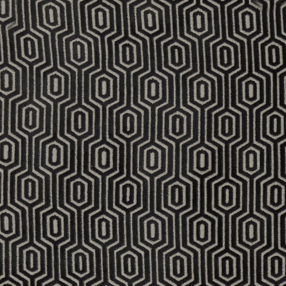 Grand Fabric from Warwick Fabric's Plaza Collection in Onyx