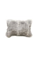 Imitation faux fur cushion in Grey Coyote. 