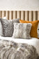 Imitation fake fur throw - Heirloom faux fur throw and cushions  in Grey Coyote SUK FGCT18