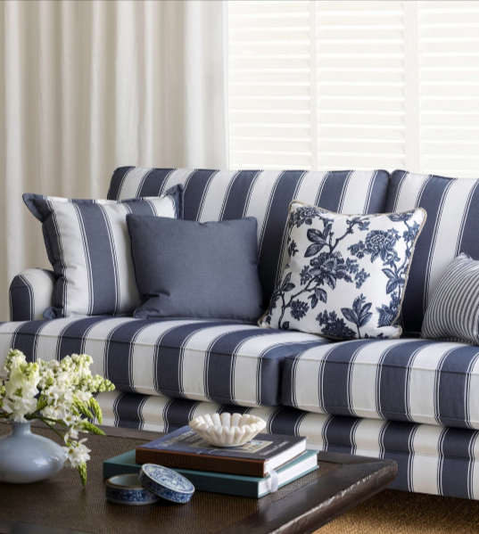 Perennial Stripe Fabric - James Dunlop