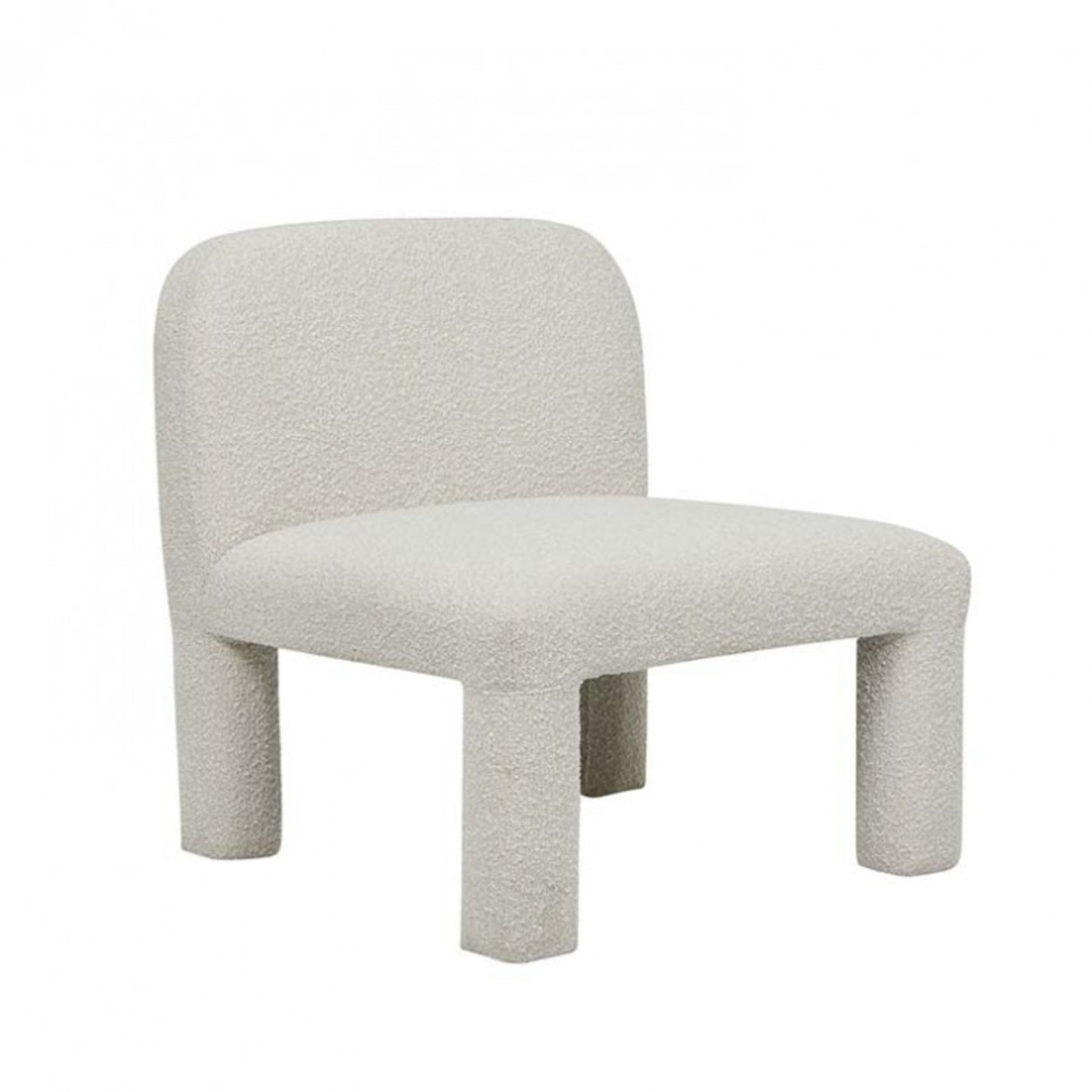 Hugo Arc occasional chair in oat