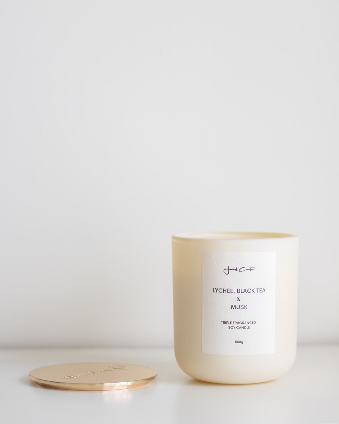 Jakob Carter Candles in Lychee, Black Tea & Musk