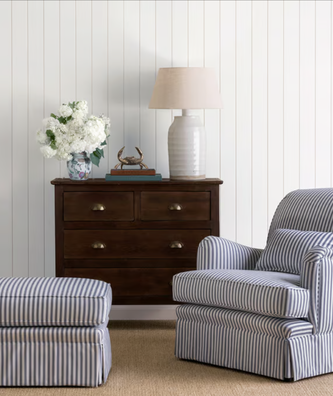 Ticking Stripe Fabric - James Dunlop