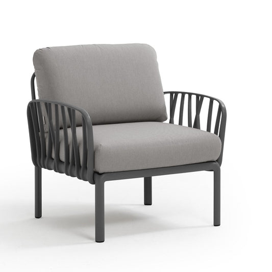 Komodo outdoor armchair charcoal frame