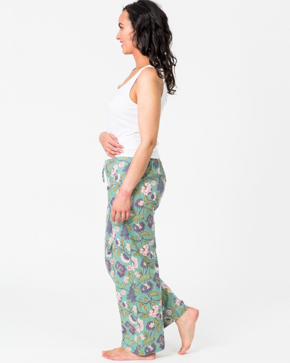 Lily Aqua lounge pants in cotton from Floressents