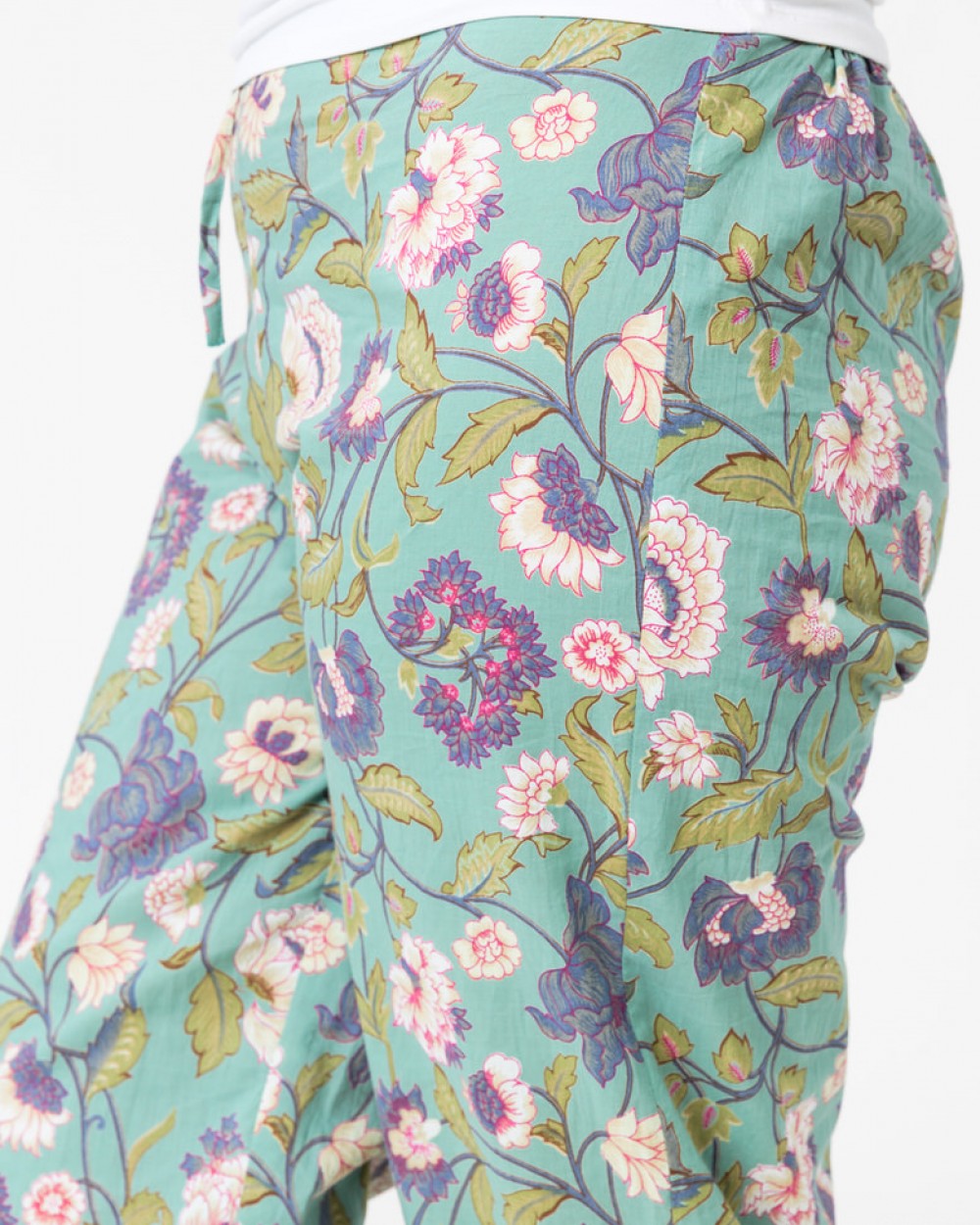 Lily Aqua lounge pants in cotton from Floressents