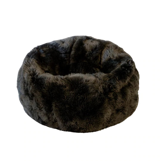 New Zealand long wool sheepskin bean bag steel