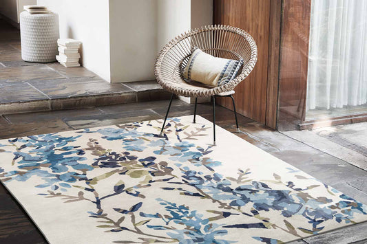 Hana Villa Nova rug in Indigo