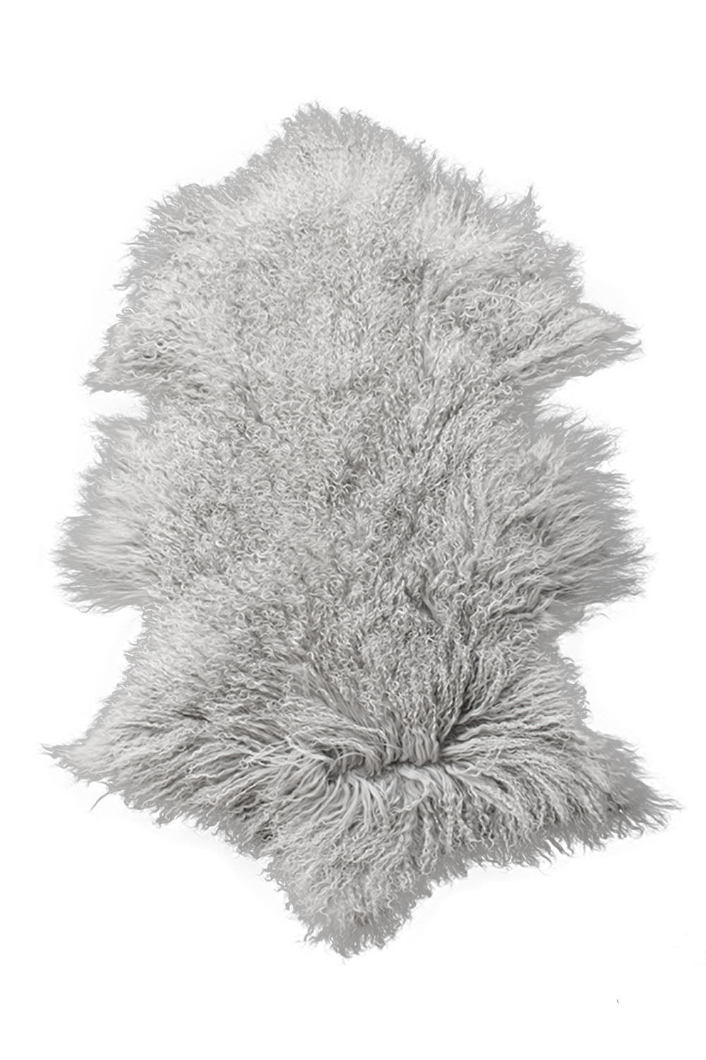 Meru Tibetan Lambs skin Fur hides and cushions - Meru in Silver Grey from Mulberi sku 22815H | My Sanctuary NZ
