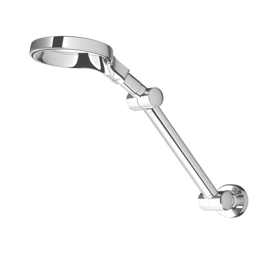 Methven aurajet aio hi rise shower on long arm chrome AOHRCP