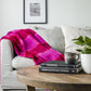 Soft Mohair luxury throws from Glamorous Goat.  Mohair throw in Cromwell Cherry available at My Sanctuary