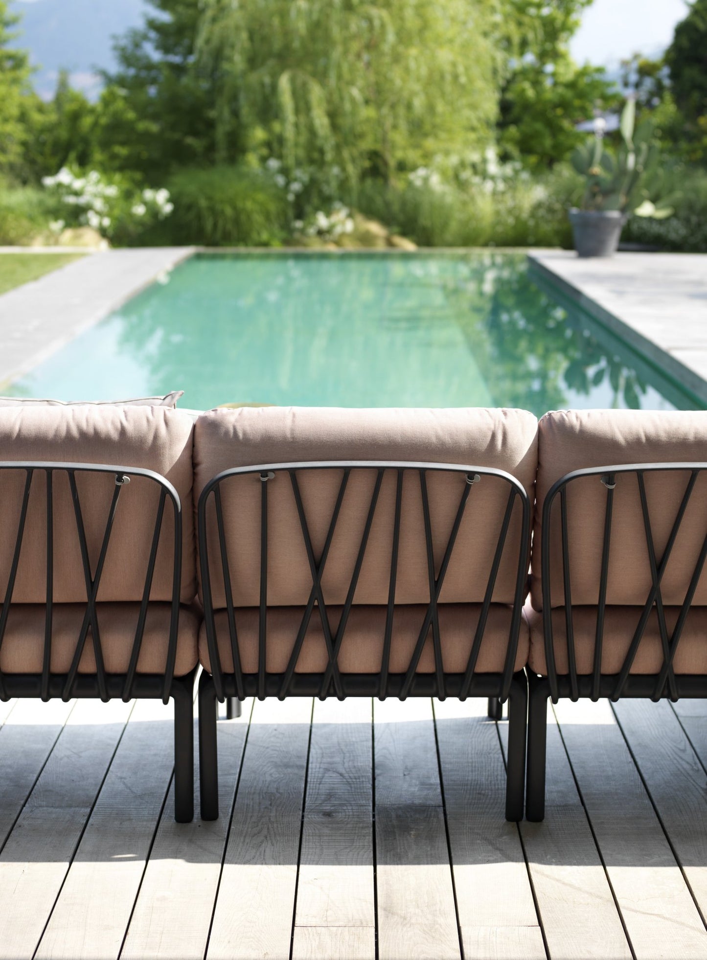 Nardi Komodo Two Seater Outdoor Sofa - Adriatic Teal