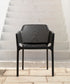 charcoal nardi net outdoor chair at bottom of white steps