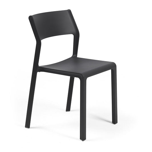 Trill bistro chair in charcoal