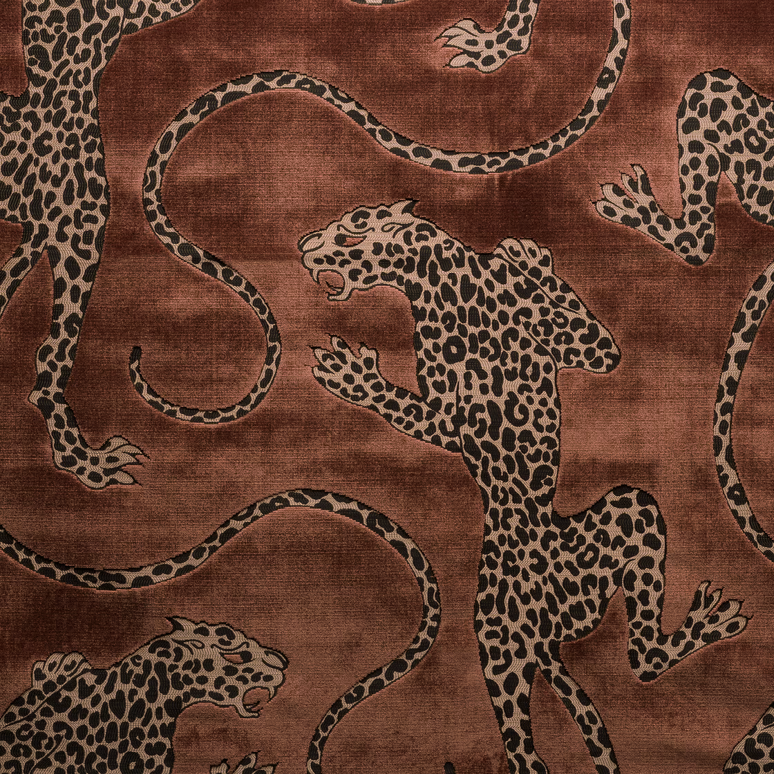 Panthera fabric in whiskey