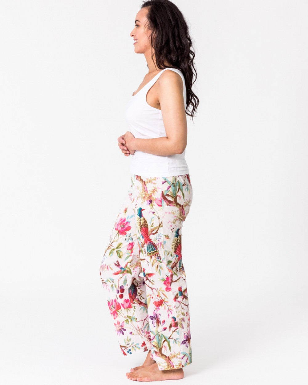 Paradish off white cotton lounge pyjama pants from Floressents