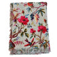 paradise throw in dew, bird of paradise cotton throw