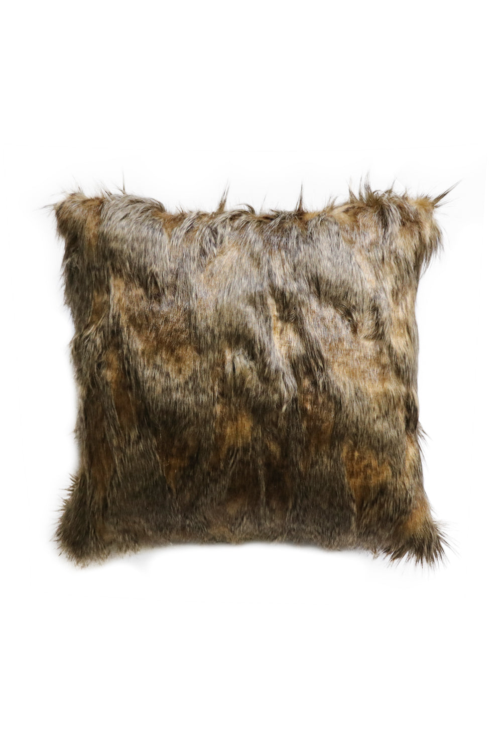 Red Fox imitation faux fur cushion