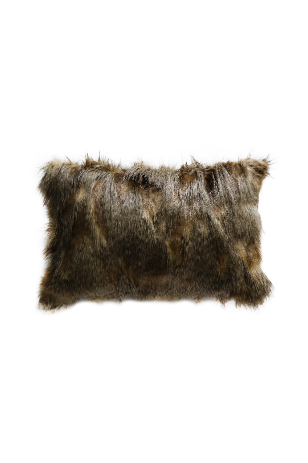 Red Fox imitation faux fur cushion