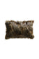 Red Fox imitation faux fur cushion