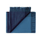 Wool Throw Roxburgh from Weave Home Ocean Blue colour block pattern. New Zealand