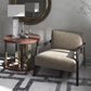 Mimosa fabric in mink