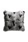 Silver Pheasant imitation fur throw and cushion