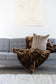 Luxury imitation fur throw, red lemur with matching cushions from Heirloom sku FRLT18 | My Sanctuary NZ