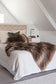 Luxury Imitation Fur Throw - Striped Elk