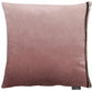 Apelt Tassilo velvet cushion in Blush with statement zip