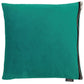 Apelt Tassilo velvet cushion in Jade with statement zip
