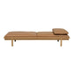 Tolv Pensive Leather and Light Oak day bed