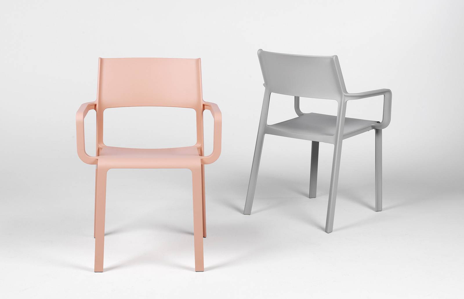 Nardi Trill Outdoor Armchair in Pink and Grey