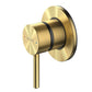 Methven Turoa Shower Mixer in Brushed Gold TUHPSGD for spa like bathrooms
