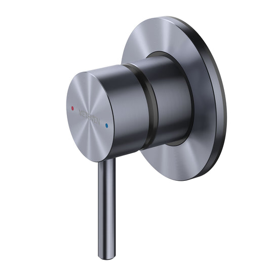 Methven Turoa Shower Mixer in Brushed Graphite TUHPSGR for spa like bathrooms