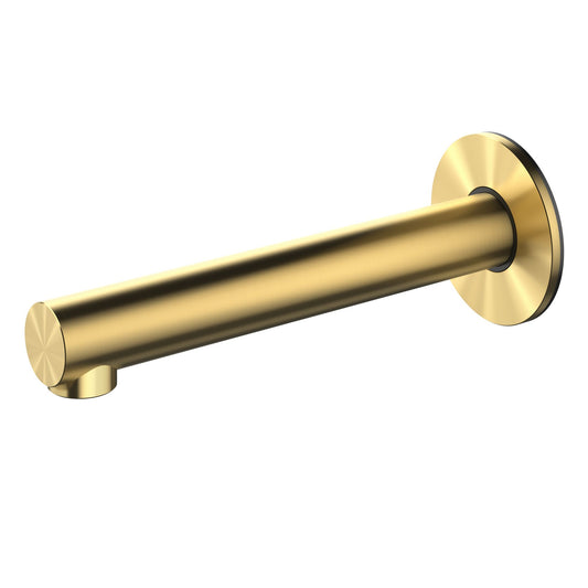 Methven Turoa Wall Mounted Bath spout Brushed Gold TUSPWBTGD