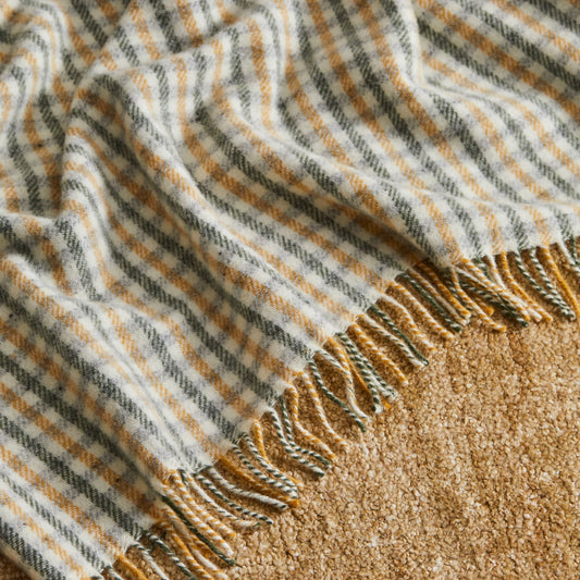 Westerwick throw from Weave Home in Olive