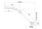 Methven aurjajet aio hi rise shower technical drawing