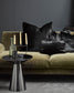 Black Panther imitation faux fur cushion from heirloom