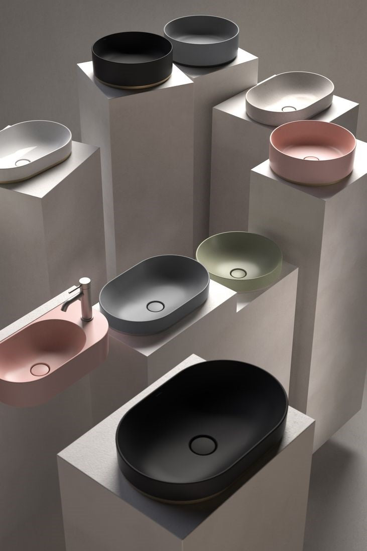 Caroma Liano II 400m round above counter basin in various colours