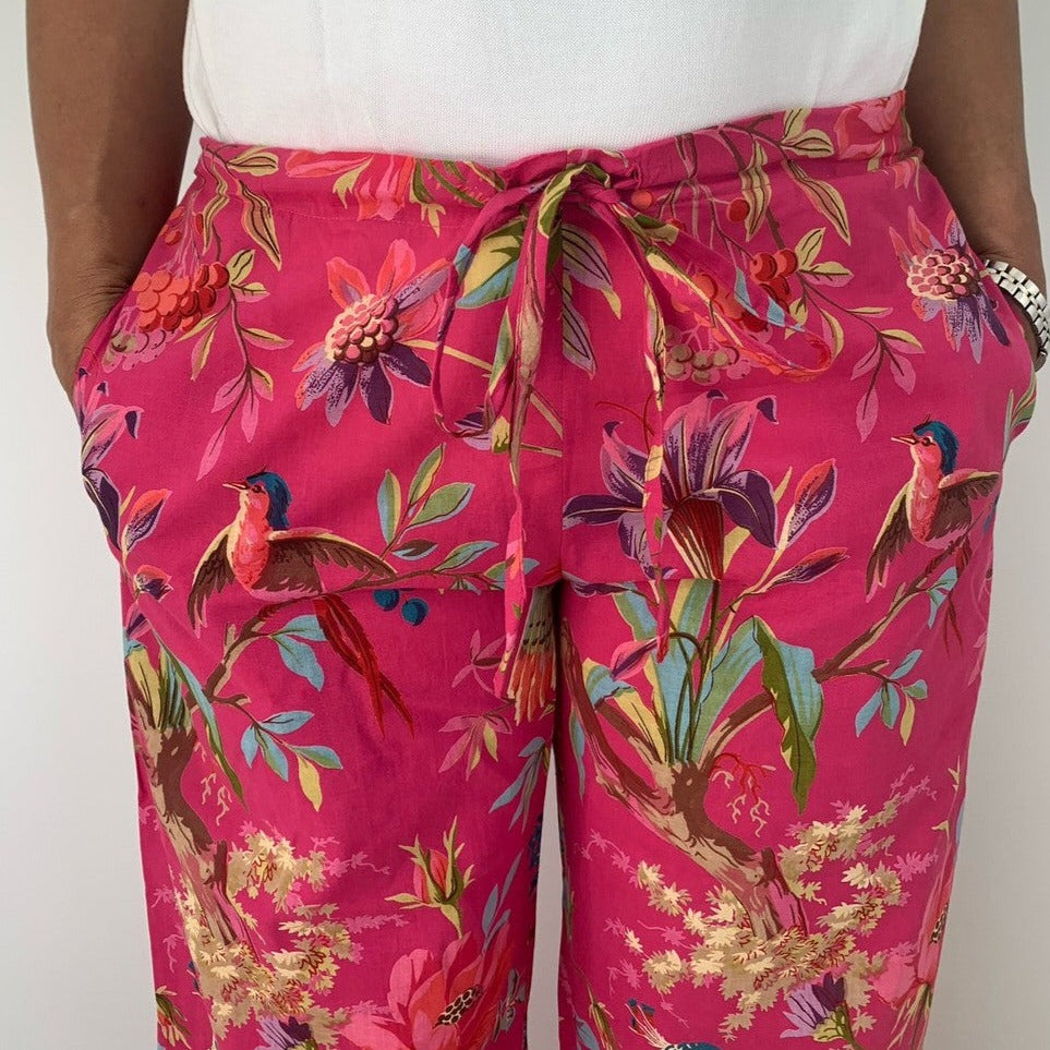 paradise hot pink loungewear pyjama pants 