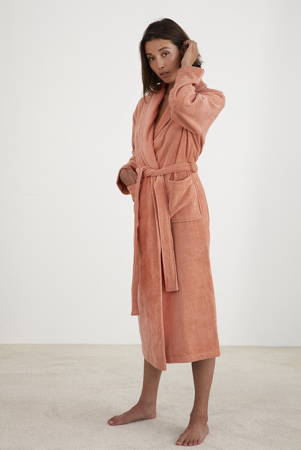 Cotton Velour Freya Bath Robe