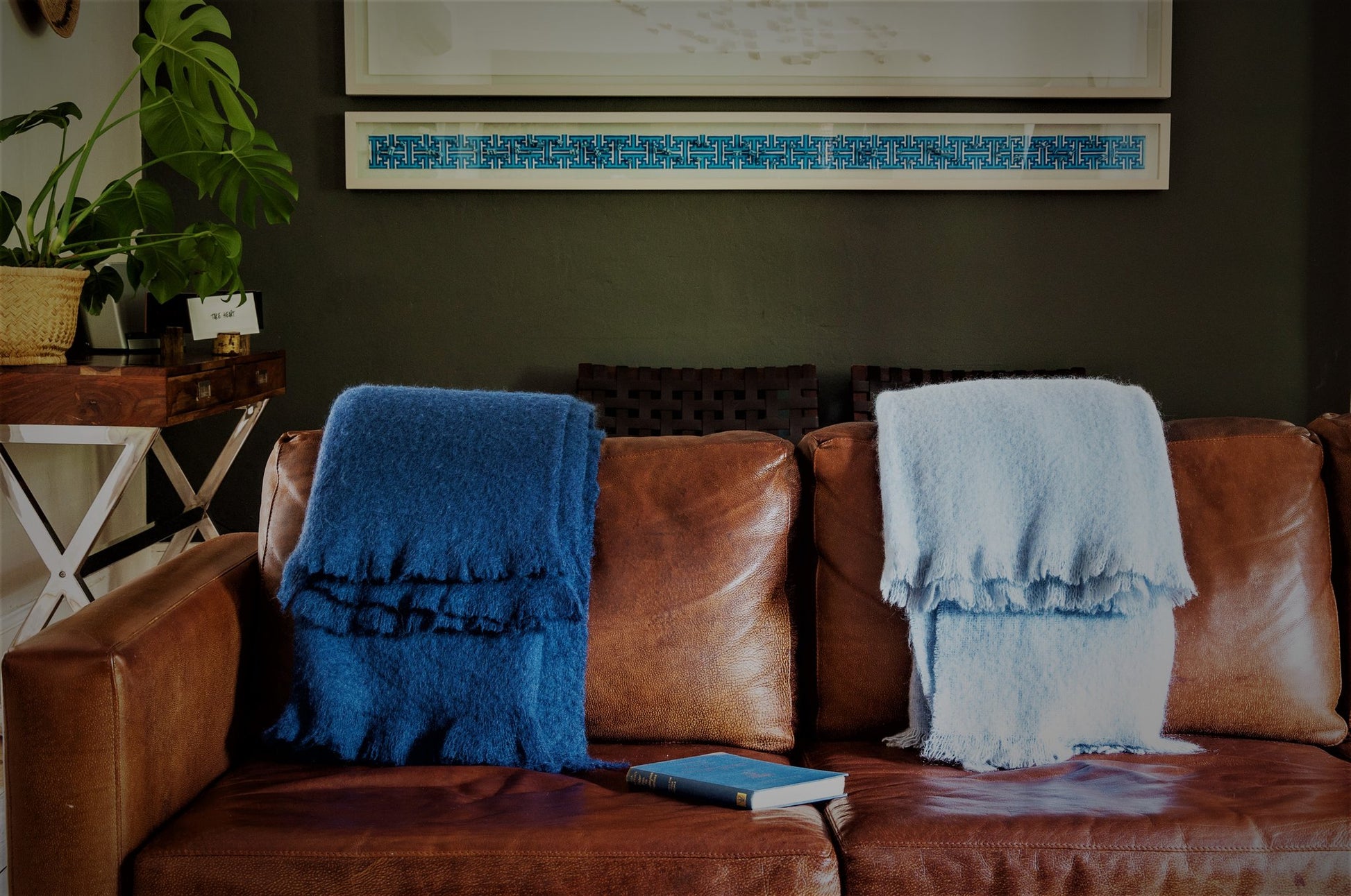 Soft Mohair luxury throws from Glamorous Goat.  Mohair throws available at My Sanctuary