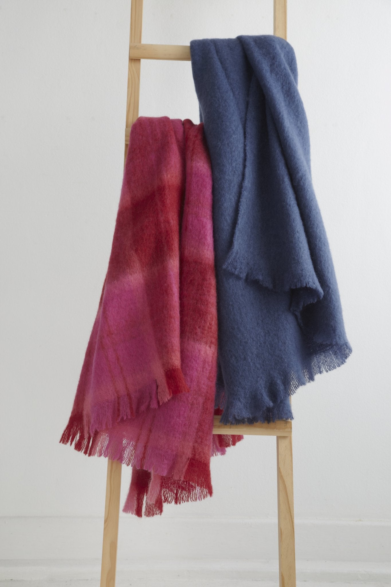 Soft Mohair luxury throws from Glamorous Goat.  Mohair throws available at My Sanctuary