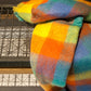 Soft Mohair luxury throws from Glamorous Goat.  Mohair throw in bright Otago Spring  available at My Sanctuary