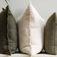 Keaton Linen cushion in cream