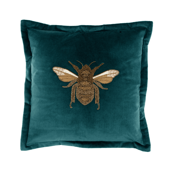 Layla bee cushion in velvet from Voyage Maison